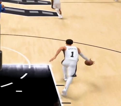 NBA2K里的文班簡直無所不能！