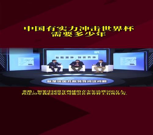 張路：如果常年踢球的青少年到500萬(wàn)，20年后我們會(huì)有所作為