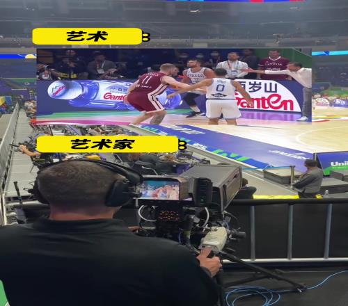 比賽是怎么拍成的攝影師扛大炮！還好沒腳踝終結(jié)者不會被晃！