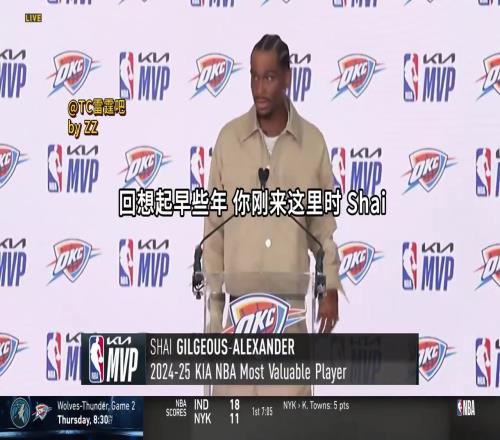 球队文化!SGA与普雷斯蒂的双向奔赴!强者的眼光总是领先一步!
