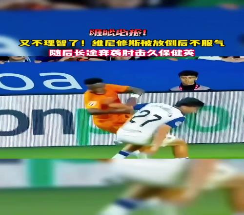 踢急眼了网友:维尼修斯这球,真的太不理智了!