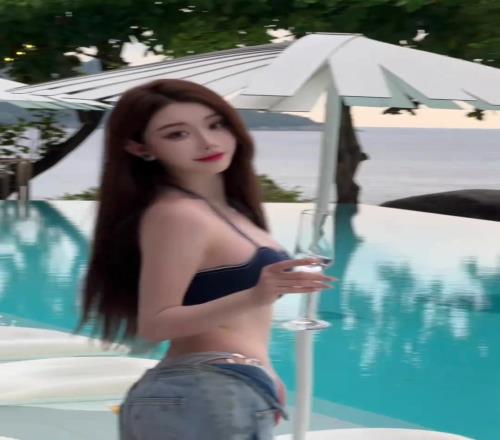 人美身材好！超美詹密周麟嘉曬海邊度假視頻