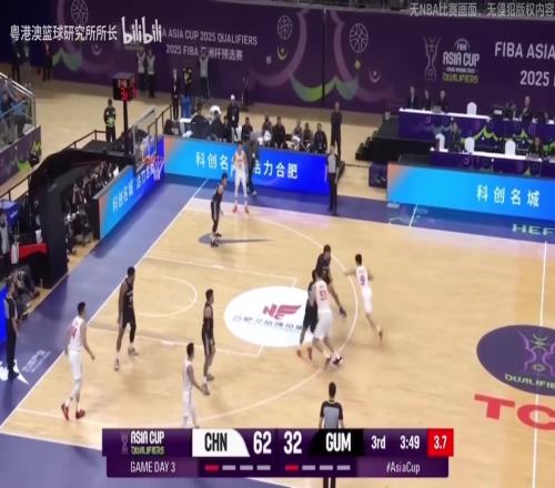 小試牛刀！楊瀚森此前亞洲杯預選賽麵對關島拿下16分高光集錦！