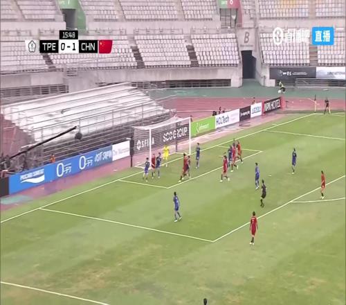 20！智杰助攻沈夢(mèng)雨抽射球門下方死角破門！
