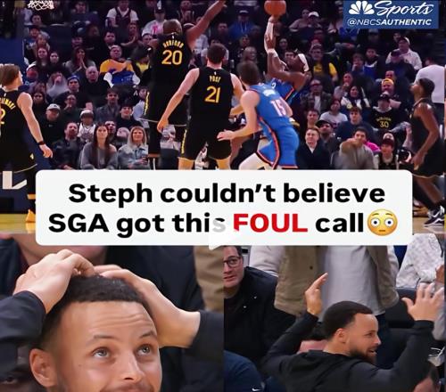 美媒扒SGA“空氣哨”細(xì)節(jié)：霍福德無接觸被吹犯規(guī)庫里瘋狂撓頭