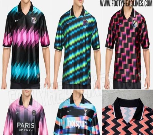 切爾西下賽季球衣設計：主場藍黃配色，額外推出2套復古球衣