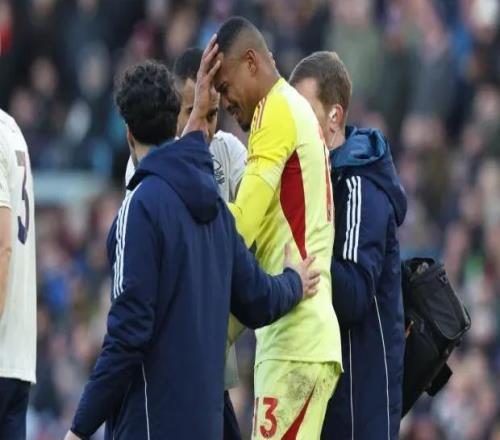 森林門(mén)將維克托魯莽出擊送大禮后受傷，被換下時(shí)淚灑賽場(chǎng)