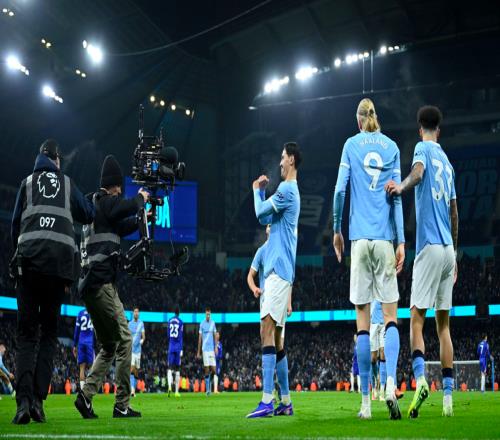 英超：曼城11切爾西落后槍手6分賴(lài)因德斯破門(mén)恩佐94分鐘絕平