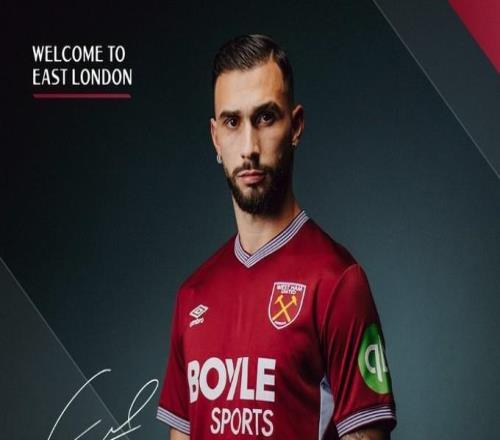 官方：西漢姆聯(lián)簽下卡斯特利亞諾斯據(jù)悉轉(zhuǎn)會費2900萬歐