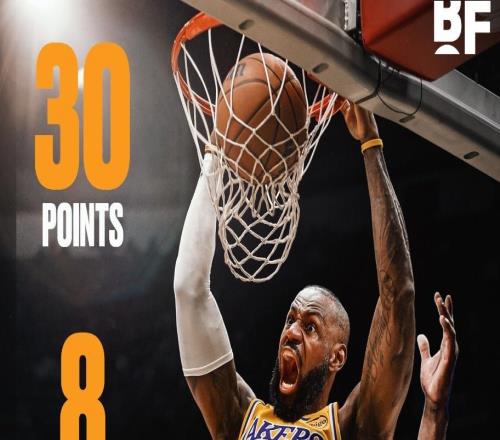 41歲勒布朗又創(chuàng)4歷史第一！近三戰(zhàn)場均29+8+8湖媒：永遠(yuǎn)不該退役