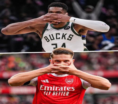 致敬老乡，字母哥投进三分后做出哲凯同款庆祝动作