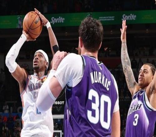 亚历山大46+6+6压哨绝平雷霆加时险胜爵士