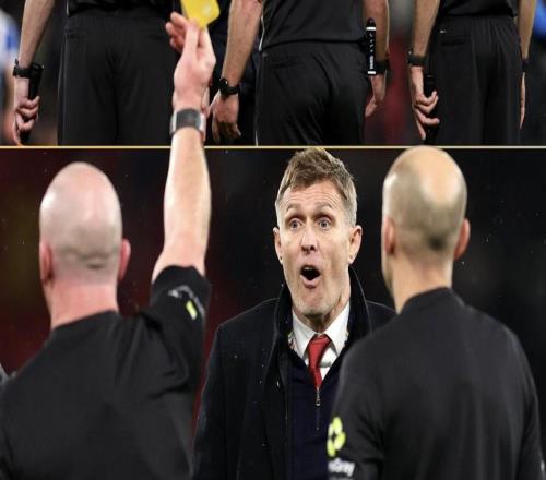 不滿判罰，弗萊徹賽后找主裁理論結(jié)果被出示黃牌