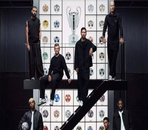 阿迪達(dá)斯發(fā)布與歐冠合作25周年紀(jì)念海報(bào)：梅西、貝林等人出鏡