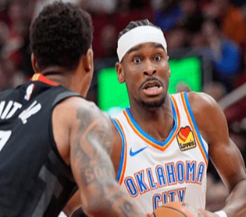 雷霆末节击溃火箭收获5连胜SGA20分杜兰特19+7