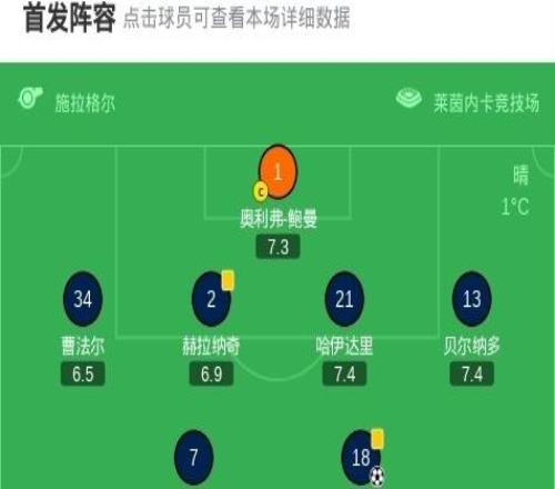 霍芬海姆10勒沃库森，布格尔助球队取胜