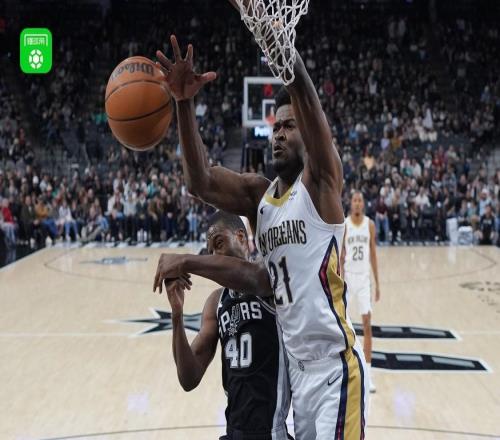 鵜鶘10495力克馬刺，錫安威廉森24+10，文班亞馬16+16