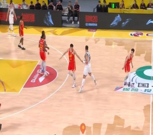 半場戰(zhàn)報山東35：46廣廈，克里斯14分