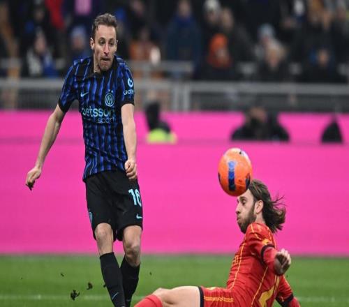 意媒：拉齊奧想2500萬歐報價弗拉泰西，但國米要價最低3500萬