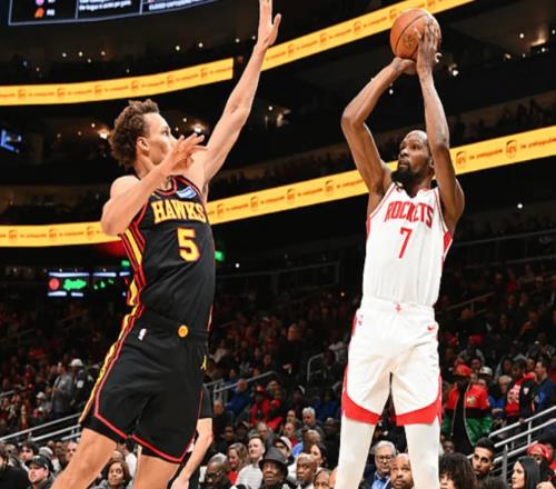 狂勝18分！火箭三殺老鷹，杜蘭特31+5，小賈5帽創(chuàng)紀(jì)錄，探花驚艷