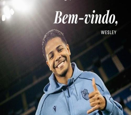 官方：皇家社會租借利雅得勝利邊鋒韋斯利，含買斷選擇權(quán)