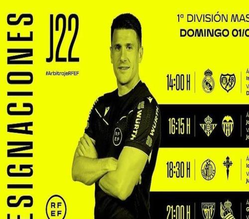 周日西甲裁判：迪亞斯德梅拉將執(zhí)法皇馬vs巴列卡諾