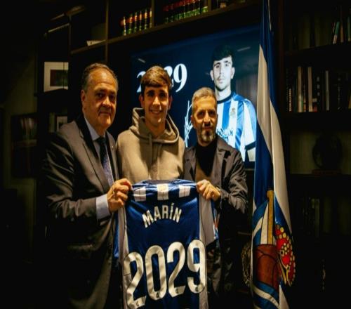 官方：皇家社會與中場球員巴勃羅馬林續(xù)約至2029年