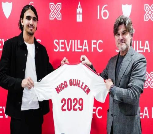 官方：塞維利亞與尼科紀(jì)廉續(xù)約曼城、巴薩和皇馬曾關(guān)注他