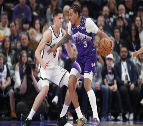 新秀歷史第一人！杰明連續(xù)34場(chǎng)命中三分籃網(wǎng)滅爵士終結(jié)7連敗