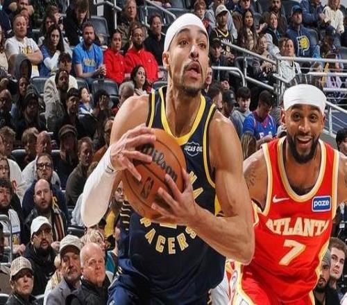 內(nèi)姆布哈德26+10約翰遜33+12+10步行者主場擒老鷹