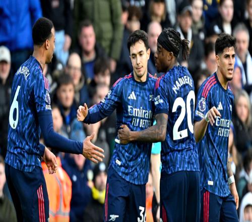 近4輪首勝！阿森納40利茲聯(lián)馬杜埃凱助攻+造烏龍約克雷斯破門(mén)