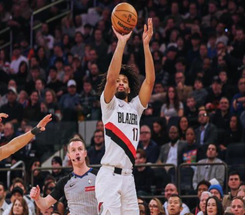 楊瀚森無得分開拓者不敵尼克斯4連敗，布倫森26分唐斯14分20板