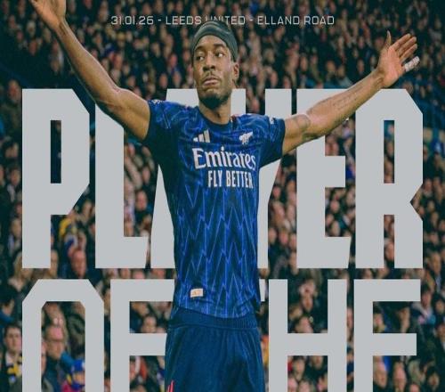 助攻并造烏龍，馬杜埃凱當(dāng)選與利茲聯(lián)一役阿森納隊(duì)內(nèi)最佳球員