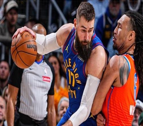 雷霆雙塔鎖約基奇，亞歷山大34+13完爆穆雷，奇兵7記三分射落掘金