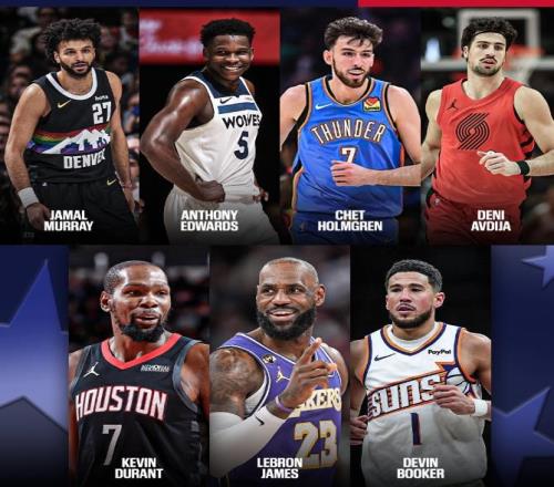 來了！西部12人全明星陣容出爐：誰最水數(shù)據(jù)從不說謊！