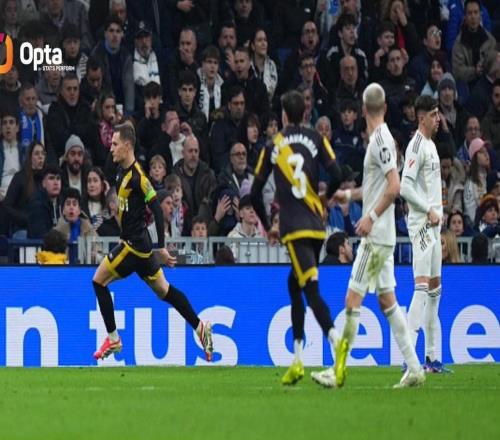 2025年以來皇馬各項(xiàng)賽事丟94球，五大聯(lián)賽球隊(duì)僅次于法蘭克福