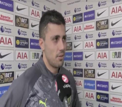 羅德里：最近判罰對(duì)我們不公平，我們因此丟掉本可拿到的積分