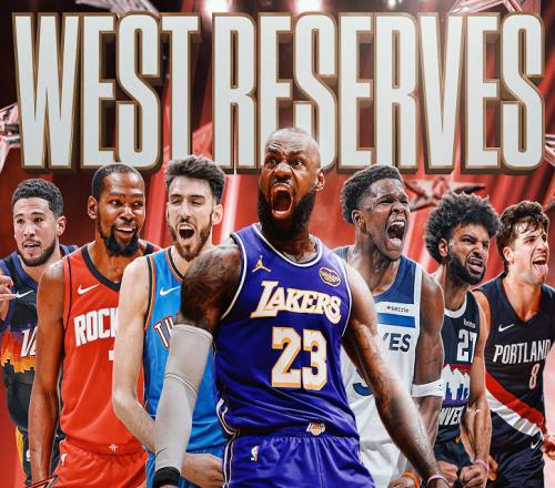 全明星替補(bǔ)陣容誕生！老詹KD創(chuàng)神級(jí)紀(jì)錄，6位新面孔，快船太難了