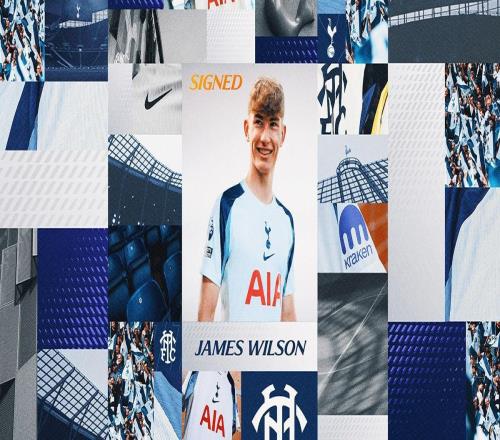 官方：熱刺租借簽下18歲前鋒詹姆斯威爾遜，含買斷權