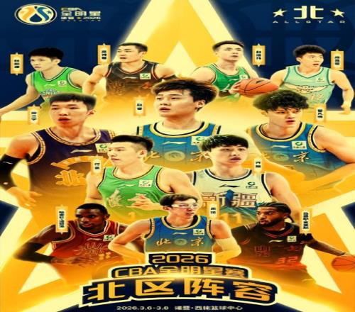 全明星完整版出爐！趙繼偉榜上有名,張鎮(zhèn)麟意外落選,首鋼力壓廣東