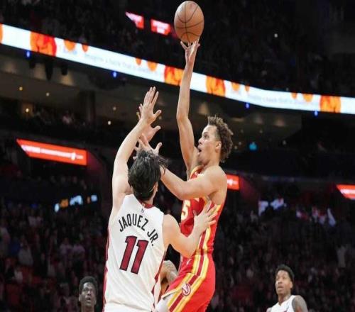 連續(xù)兩場三雙！杰倫29+11+11老鷹輕取熱火麥科勒姆26+6三分