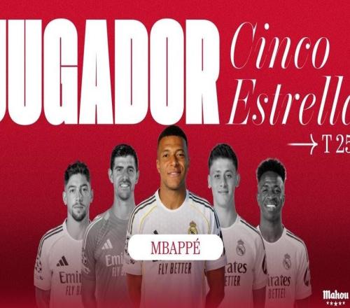 5場(chǎng)7球，姆巴佩當(dāng)選皇馬1月最佳球員