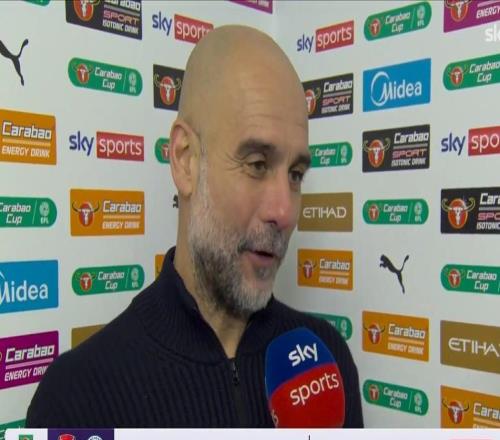 瓜帥：10年5進決賽是重要里程碑能和阿森納交手是一種享受