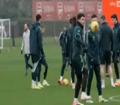 天空：薩卡、厄德高和廷貝爾缺席了阿森納今日訓(xùn)練