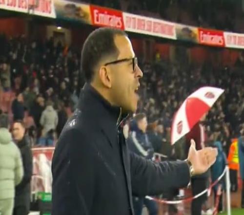 賽前熱身時(shí)羅塞尼爾對阿森納球員爆粗，讓他們待在自己那半邊