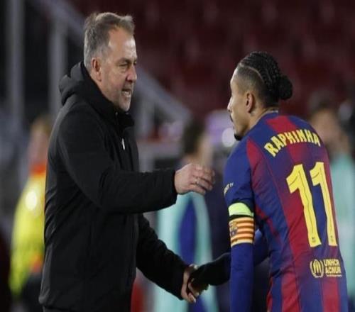 世體：拉菲尼亞今日未參加合練，預(yù)計(jì)他能趕上國王杯半決賽