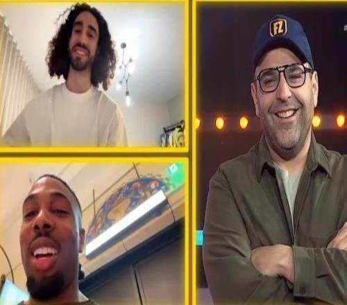 庫(kù)庫(kù)與特拉奧雷連線并打趣：還好隔著屏幕，不過(guò)都是場(chǎng)上的事