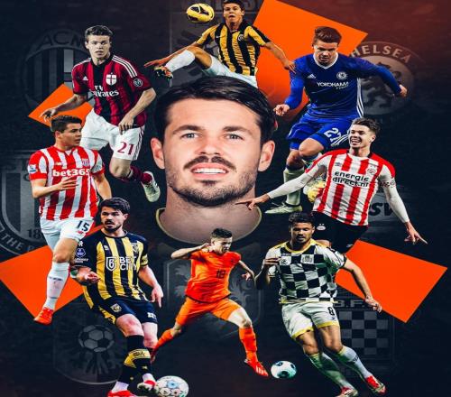 官方：33歲荷蘭前國腳范金克爾退役，曾效力切爾西、米蘭等隊