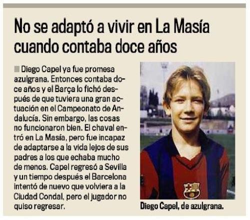 卡佩爾：在巴薩青訓時想家想到抑郁，這讓我決定回家