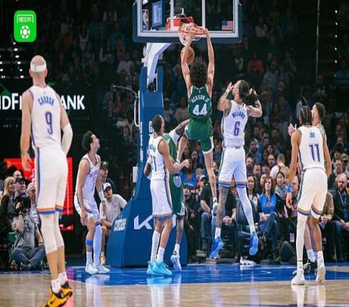 雄鹿11093大勝雷霆，迪昂19+11+6+4帽弒舊主，霍姆格倫16+13